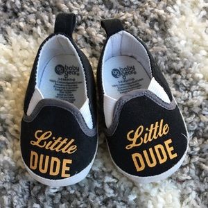 “Little Dude” baby shoes